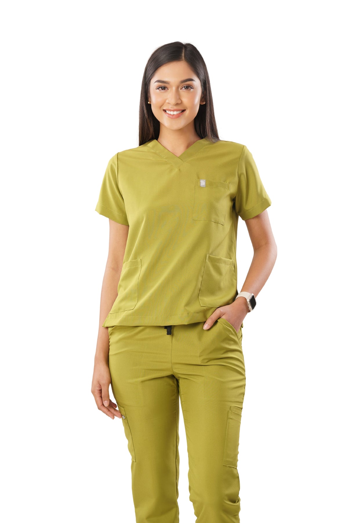 Women’s Durasmooth Classic V-Neck and Jogger Pants Set